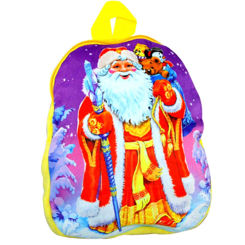 Детский новогодний подарок в рюкзачке весом 1300 грамм